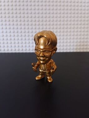 The Office Worlds Best Boss Phat Mojo - Dwight Schrute Series 1 Gold 2.5" Figure